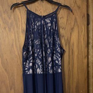 Morgan and Co. formal dress navy